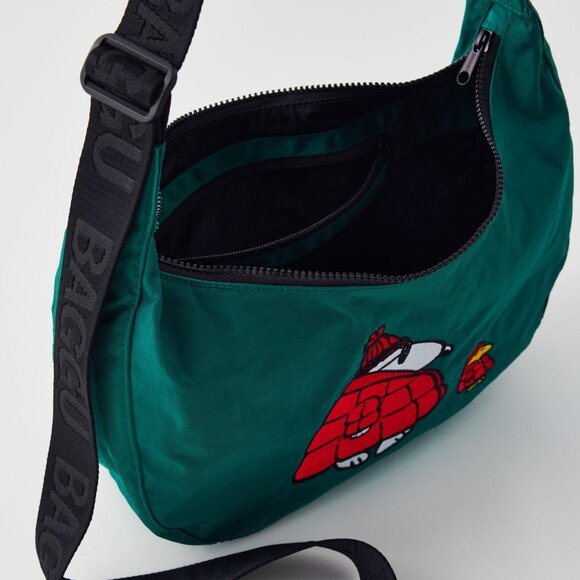 Baggu x Peanuts NWT Crescent Bag Medium - Snoopy & Woodstock - Picture 9 of 12